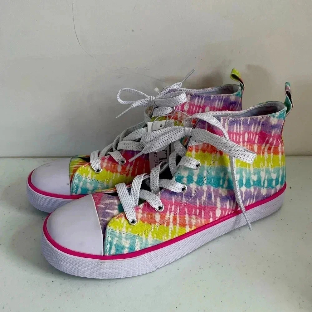 NWT Children’s Place High top tie dye sneakers‎ Chucks Size 6 NEW!